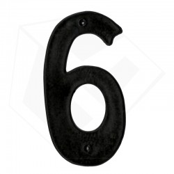PLASTIC HOUSE NUMBER SIGN - 6