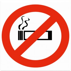 NO SMOKING - SIGN